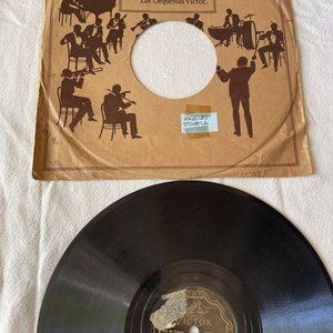 Lote de 2 Discos de Vinilo Antiguos "Victor" - imagen 3