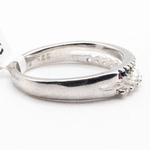 Anillo de Plata con Piedras de Colores y Circones - imagen 2