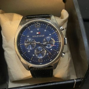 Reloj Tommy Hilfiger TH.288.1.34.1922 Multifunción Esfera Azul Acero Cuero - imagen 10