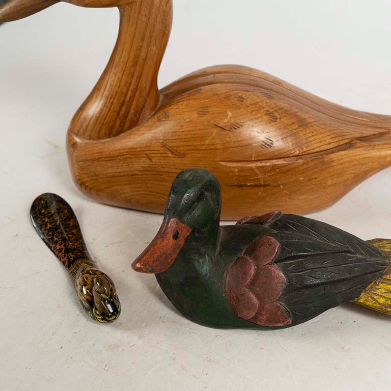 Ducks y accesorios de madera y metal - imagen 2