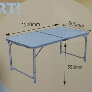 Mesa Plegable de Aluminio 1.20m x 60cm x 65cm - imagen 4