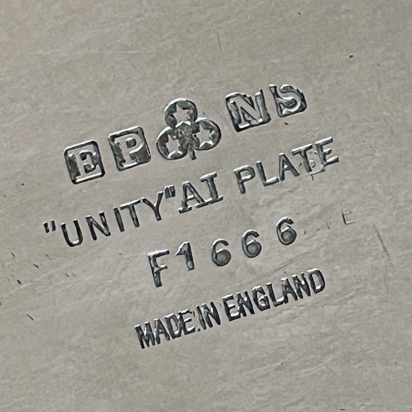 Servicio de té inglés antiguo en plata EPNS - imagen 5