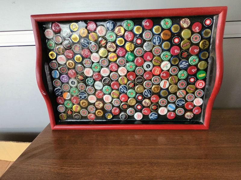 Lote anterior: Bandeja Decorativa con monedas y botones