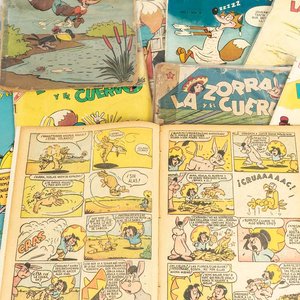 11 revistas comic`s La Zorra y el cuervo de editorial Novaro - imagen 2