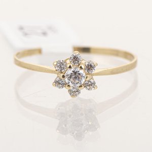 Lote siguiente: Anillo Oro 18k con Circonias Talla 17mm