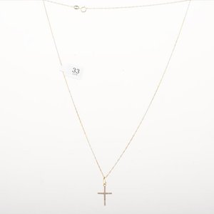 Cadena con Cruz de Oro 18k y Brillantes - imagen 2