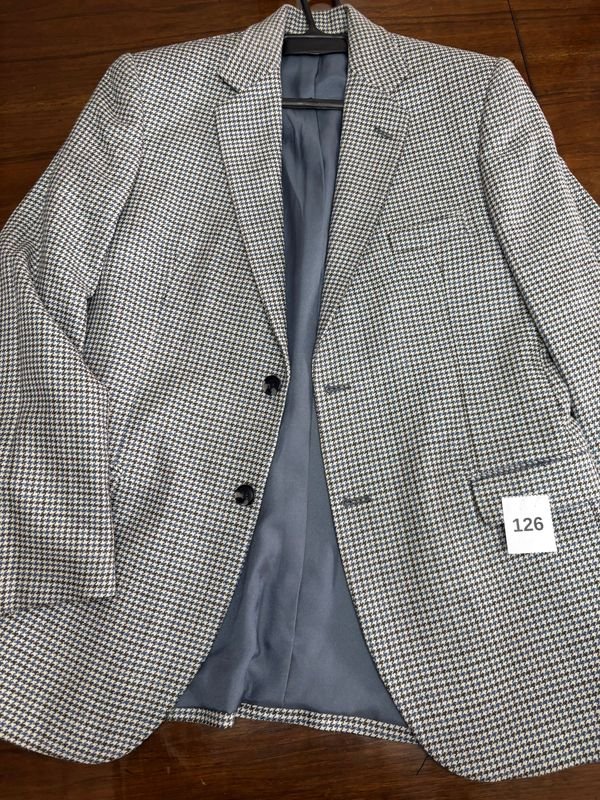Saco Clásico Talle 48 Estampado Príncipe de Gales