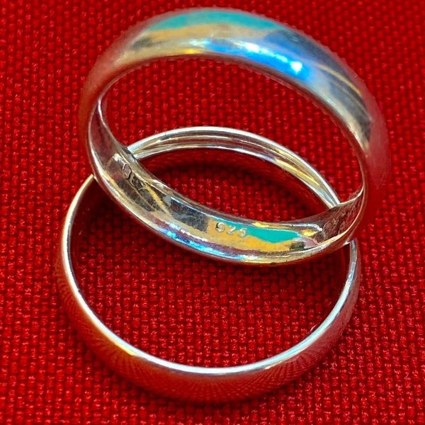 Anillos de oro y plata identicos - imagen 4