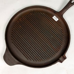 Plancha de Hierro Fundido Circular con Mango - imagen 3