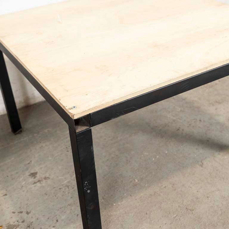 Mesitas bajas de madera y metal - imagen 2