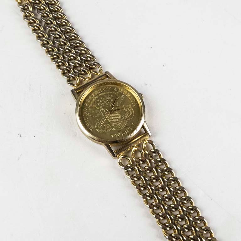 Reloj de Oro con Cadena y Perla Hong Kong - imagen 2