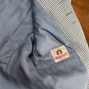 Saco Clásico Talle 48 Estampado Príncipe de Gales - imagen 5