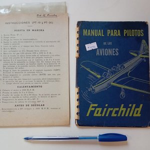Lote anterior: Manual de Pilotaje Aviones Fairchild PT19 y PT26 (Años 40) + Check List