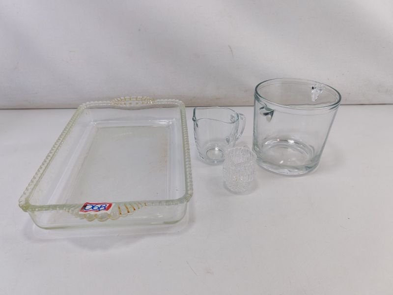 Asadera de vidrio tipo Pyrex y accesorios - imagen 1