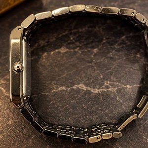 Reloj Bulova 98D164 Rectangular Negro Acero Inoxidable con Cristales - imagen 3