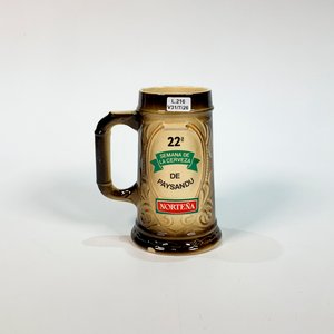 Lote siguiente: Jarra Cervecera de Loza "Semana de la Cerveza 22" Norteña (1987)