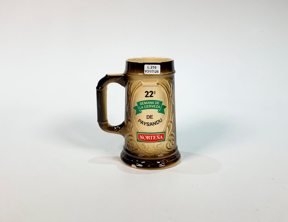 Jarra Cervecera de Loza "Semana de la Cerveza 22" Norteña (1987)