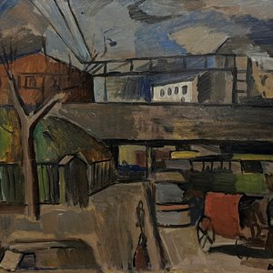 Lote anterior: Oleo "Escena de Ciudad" de Augusto Torres - 50 x 68 cm