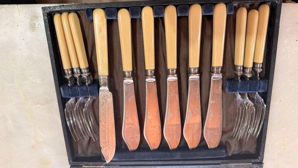 Juego de Cubiertos Vintage para Pescado - imagen 4