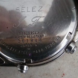 Reloj Seiko Quartz Chronograph Vintage 7A28-7020 - imagen 7