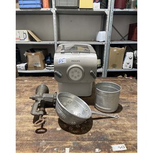 Lote siguiente: Máquina para Pasta y Picadora de Carne Philips