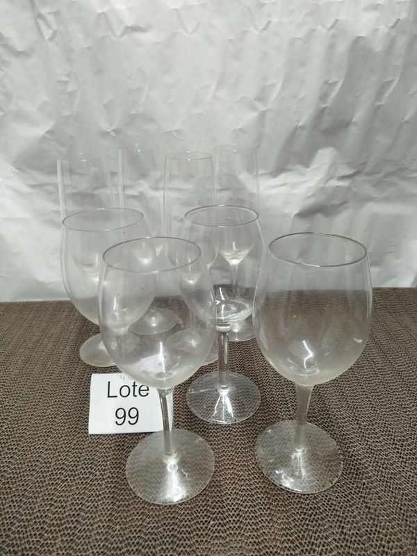 Set de 4 Copas de Vidrio para Vino