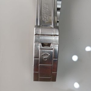 Réplica Reloj Rolex Submariner Date Acero Esfera Negra Bisel Verde - imagen 6