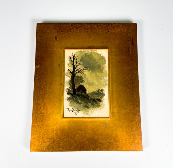 Lote anterior: Pintura de Horacio Berta, Casa y Árbol