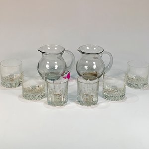 Lote anterior: Juego de Vasos y Jarras de Vidrio para Whisky