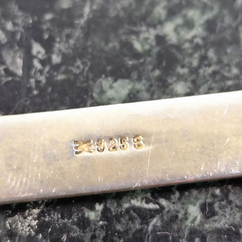 Cucharita antigua en plata noruega de alta calidad - imagen 3