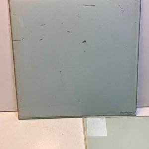 2 Bases Cuadradas de Vidrio Blanco para Presentación o Tortas - imagen 5