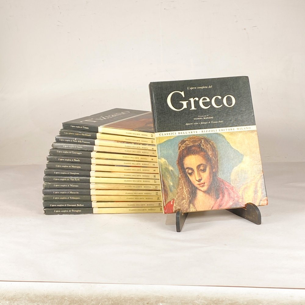 Colección de 15 Tomos de Libros de Arte Clásicos Dell'Arte Rizzoli