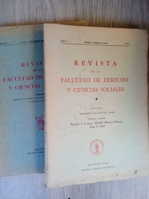 Dos libros antiguos de la Facultad de Derecho y Ciencias sociales - imagen 2