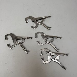 Lote de 4 Pinzas de Presión Metálicas - imagen 1