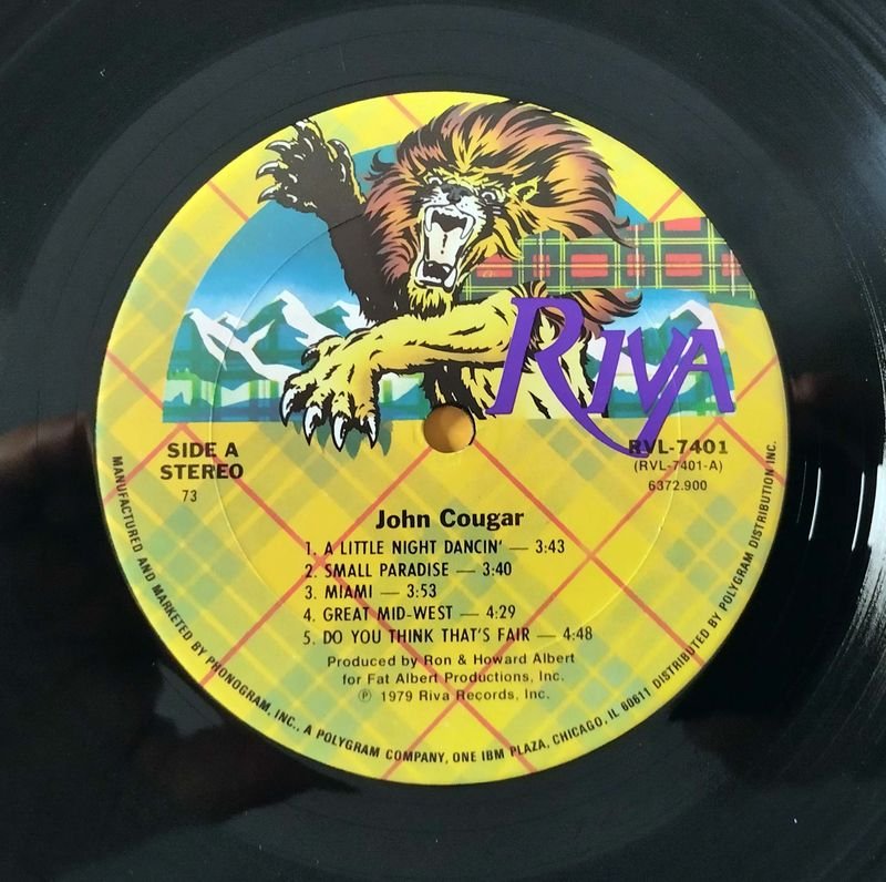 Vinilo de John Cougar, álbum de 1979, Riva Records - imagen 6