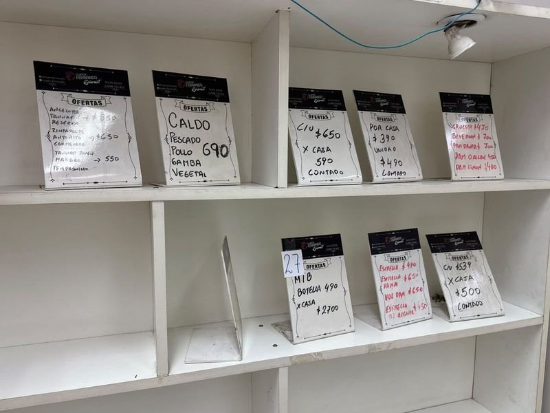 Pack de 9 Carteles de Acrílico para Mesa "Ofertas"