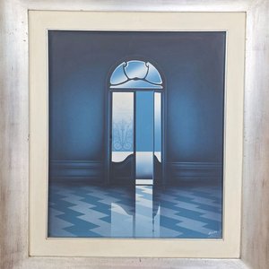 Cuadro "Puerta Azul" de Enrique Medina, 50 x 40 cm - imagen 2