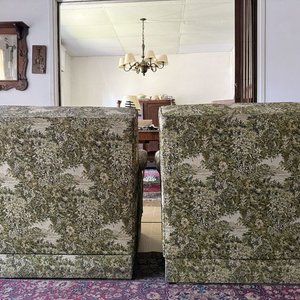 Par de Sillones Individuales Tapizados con Estampado Floral Clásico - imagen 6