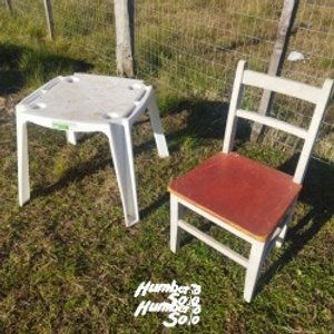 Mesita y Silla Infantil de PVC con Abecedario y Números - imagen 2