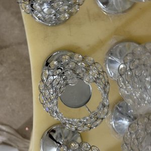 Portavelas Decorativo con Cristales y Base Cromada - imagen 15