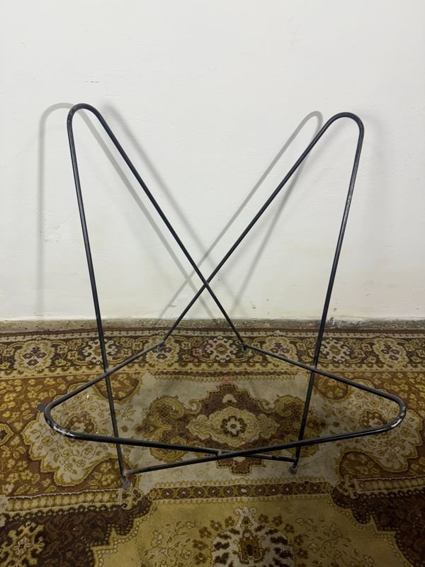 Sillón africano tapizado en cuero para decoración - imagen 5