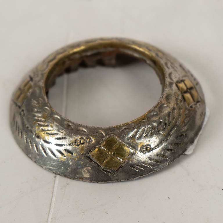 Virola de Platería Criolla con Detalles Grabados