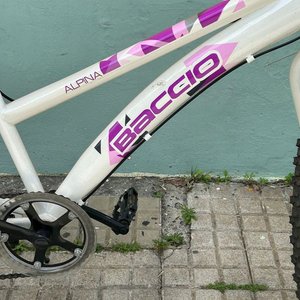 Bicicleta Baccio Alpina Rodado 24 Blanca Casi Nueva - imagen 13