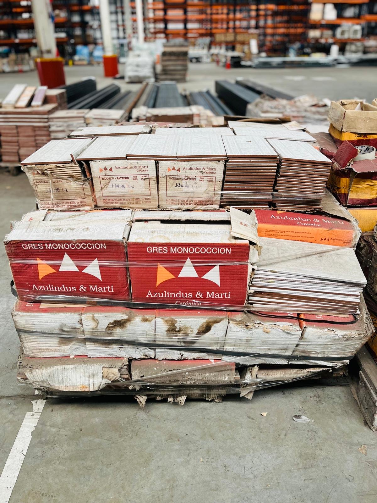 Guardas Cerámicas Azulejos y Martí - Pallet Completo