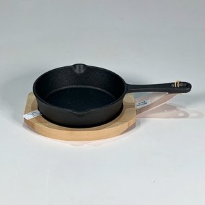 Provoleta de Hierro Fundido con Base de Madera - imagen 1