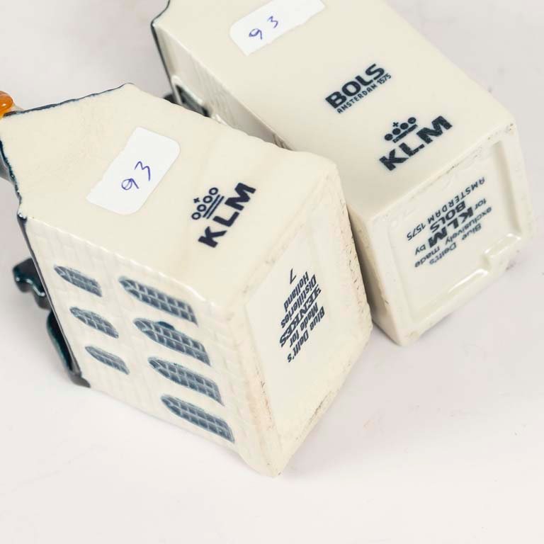 Licoreras de loza holandesa Delft KLM - imagen 2