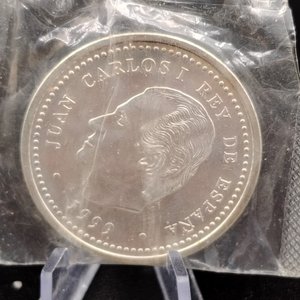 Moneda de Plata Española 2000 Pesetas Xacobeo 1999 - imagen 5