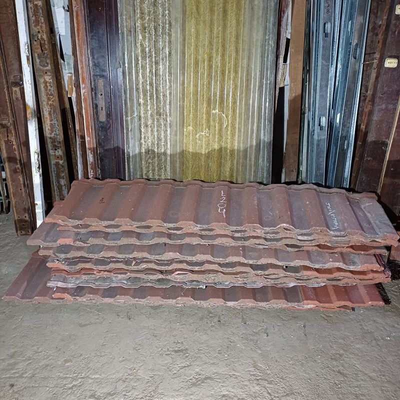 Tejas de arcilla roja para cubierta