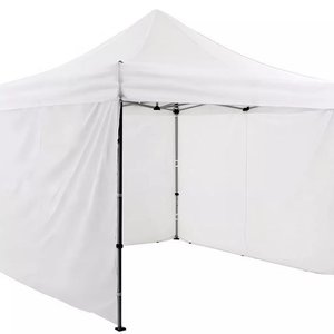 Gazebo Reforzado Blanco 3x3m con Lona Impermeable y Paredes - imagen 2