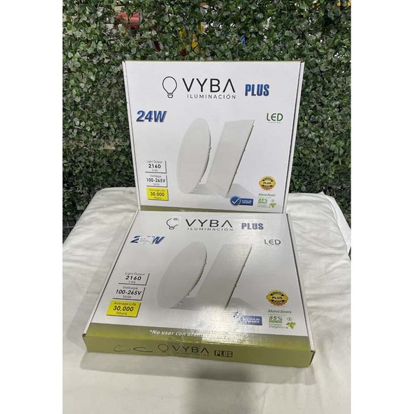 2 Plafones LED 24W Marca VYBA PLUS Iluminación - imagen 1